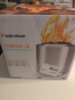 Solo Stove Mesa XL tabletop fire pit/ Stainless Steel/ NEW/